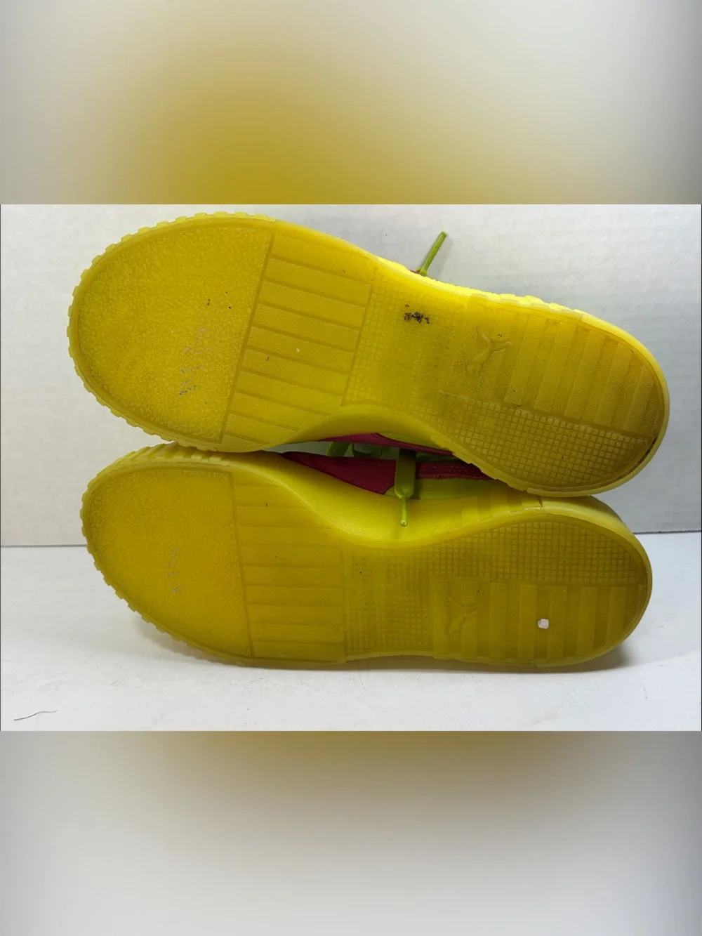 Puma Women’s Neon Lime Sneakers Tennis Shoes Athletic
